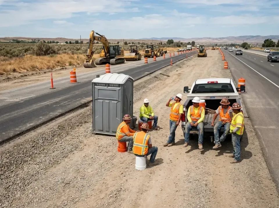 highway-road-construction-crew-007 — frequently asked questions, Porta Potty and Restroom Rentals in Brewster, WA